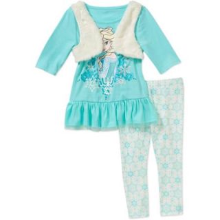 Disney Frozen Baby Toddler Girl 2 Fer Tunic and Leggings Outfit Set