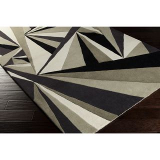 Hand tufted Beth Abstract Wool Area Rug (2 x 3)  