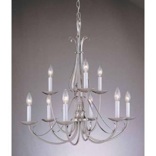 Volume Lighting Austin 9 Light Candle Chandelier