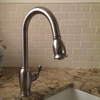 Classic Single Handle Pull Down Gooseneck Kitchen Faucet by Nantucket