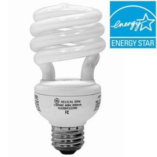 GE Energy Smart CFL Light Bulbs 20 Watt (75W Equivalent)