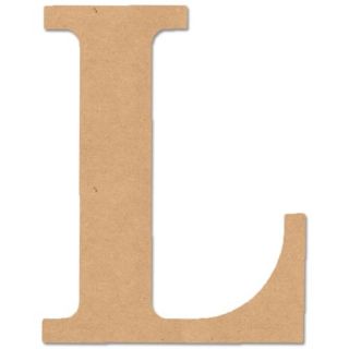 MDF Classic Font Wood Letters & Numbers 9.5" Letter L