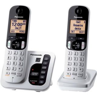 Panasonic KX TGC222S Expandable Digital Cordless Answering System with 2 Handsets