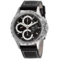 Hamilton Mens Khaki King Black Strap Automatic Chronograph Watch