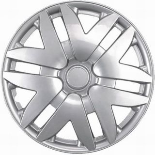 Premimum Design Silver ABS 15 Inch Hub Caps (Set of 4)   14027047