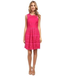 Rebecca Taylor Lace Dress Hot Pink