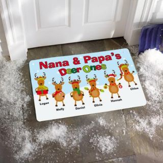 Personalized "Deer Ones" Doormat, 17" x 27"