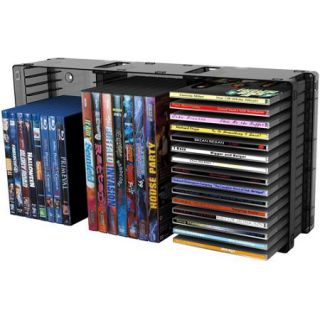 Atlantic Disc Storage Module, 45 CDs/21 DVDs, Black