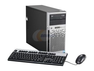Open Box HP ProLiant ML310e Gen8 Micro ATX Tower (4U) Server System Intel Xeon E3 1220V2 3.1GHz 4C/4T 4GB DDR3 500GB 6G SATA 7.2k 3.5in Non Hot Plug MDL HDD 686233 S01