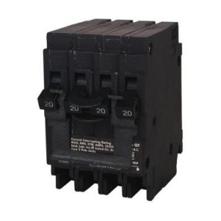 Siemens Quadplex One Outer 20 Amp Double Pole and One Inner 20 Amp Double Pole Circuit Breaker Q22020CT2