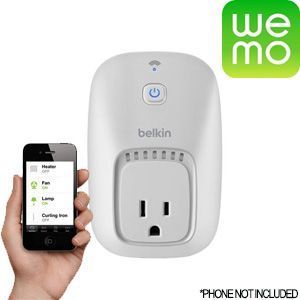 WEMO Switch WiFi Enabled. Control Your Electronics From Anywhere with the Home Automation App for Smartphones and Tablets   F7C027FC CA