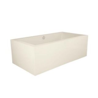 Hydro Systems Dover 6 ft. Freestanding Air Bath Tub in Biscuit DOV7238TAB