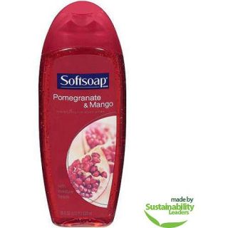 Softsoap Pomegranate & Mango Infusions Moisturizing Body Wash with Moisture Beads, 18 oz
