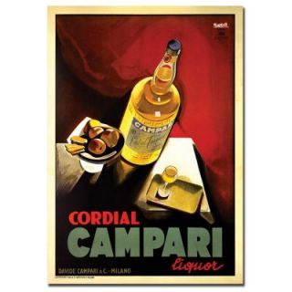 Trademark Fine Art 26 in. x 32 in. Cordial Campari Liquor Canvas Art V6098 C2632GG