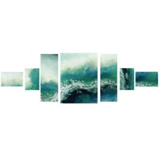 Yosemite Home Decor 32 in. x 81 in. "Wave Me Over" Printed Canvas Wall Art DCE02003