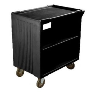 Carlisle SBC23003 Service Cart   500 lb Capacity, (3)Shelves, Black