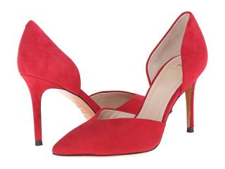 Marc Fisher LTD Tammy Paradise Red Kid Suede