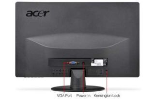 Acer S220HQL 22 Class Widescreen LED HD Monitor   1920 x 1080, 169, 1000000001 Dynamic, 10001 Native, 60Hz, 5ms, VGA, Energy Star