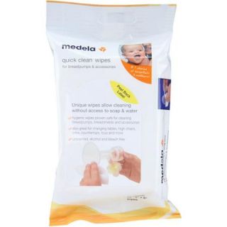 Medela Quick Clean Breast Pump and Accessory Wipes 24 count