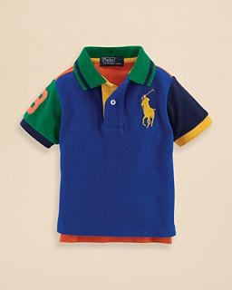 Ralph Lauren Childrenswear Infant Boys' Colorblock Polo   Sizes 9 24 Months