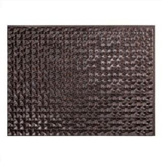 Fasade 24 in. x 18 in. Terrain PVC Decorative Tile Backsplash in Smoked Pewter B67 27