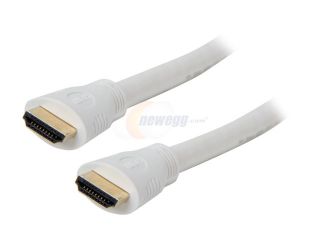 Kaybles 25ft NMHD 25MM 28 WT 25 ft. High Speed HDMI Cable with Ethernet,White,CL2 rating,28AWG Gold Plated M M 25 feet   OEM