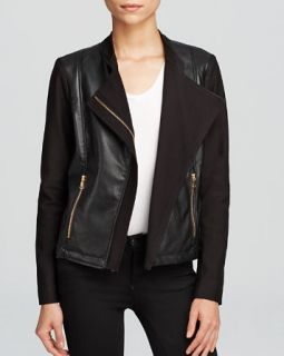 Karen Kane Faux Leather Moto Jacket