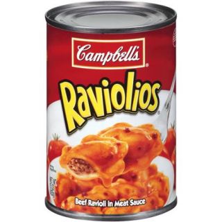 Campbell's? Raviolios? Beef Ravioli in Meat Sauce Pasta 15 oz Can