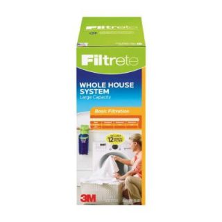 Filtrete Large Capacity High Performance Whole House Pre Filtration System 4WH QS S01