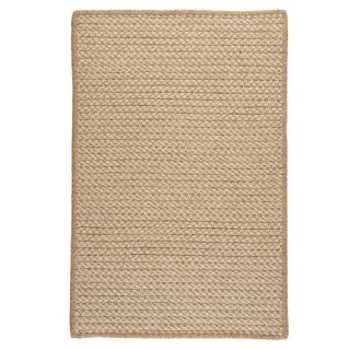 Colonial Mills Natural Wool Houndstooth Braided Tea Area Rug