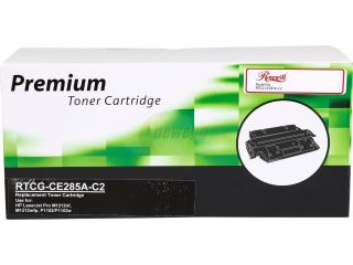 Rosewill RTCG CE285A C2 Economy Compatible Toner cartridge (replaces OEM HP CE285A, 85A) 1,600 pages yield; Black