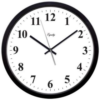 La Crosse Technology 14 in. Commercial Black Analog Wall Clock DISCONTINUED 25508