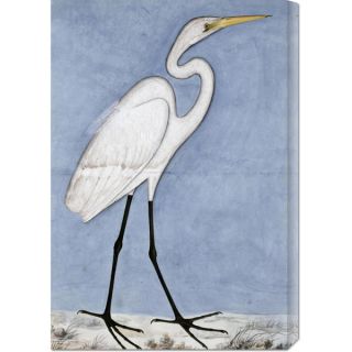 Big Canvas Co. Lucknow School Great Egret Stretched Canvas Art