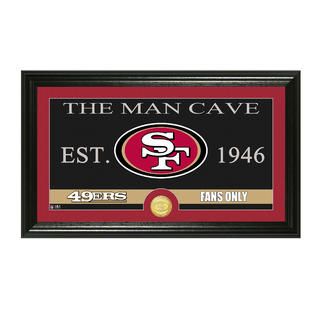 The Highland Mint San Francisco 49ers Man Cave Bronze Coin Panoramic