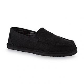 Route 66 Mens Kamden 2 Black Loafer Slipper   Clothing, Shoes