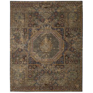 Eternal Teal Middle Star Area Rug by Nourison