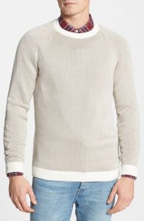 Topman Reverse Knit Crewneck Sweater