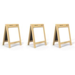 Guidecraft Natural Mini Message Boards (Set of 3)   16269817