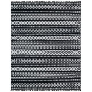 St. Croix Complex Hand Loomed Black Area Rug