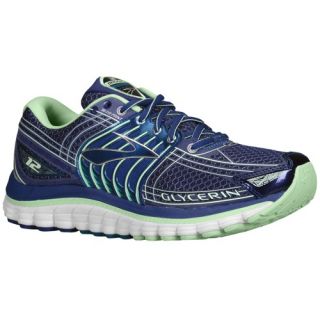 Brooks Glycerin 12   Womens   Running   Shoes   Anthracite/Black/Pink Glo/Electirc Blue Lemonade