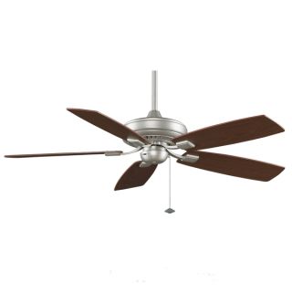 Fanimation Edgewood Decorative 52 inch Satin Nickel Ceiling Fan