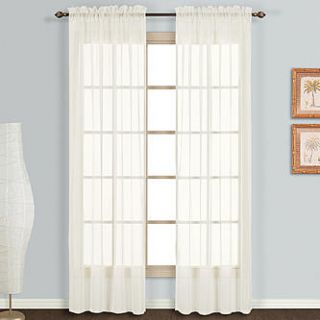 United Curtain Company Monte Carlo 118 x 95 voile window panel pair
