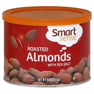 Smart Sense Almonds, Roasted, With Sea Salt, 9 oz (255 g)   Food