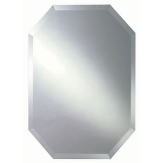 Style Selections Beveled Octagon Frameless Wall Mirror