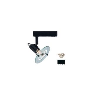 JESCO Black 3 Wire Connection Step Linear Track Lighting Head