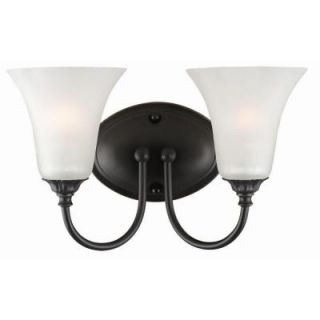 Design House Hyde 2 Light Oil Rubbed Bronze Wall Mount Sconce 514620