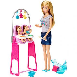 Barbie Twin Babysitter   Toys & Games   Dolls & Accessories