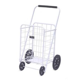 Easy Wheels Super Shopping Cart in White 002 R WH