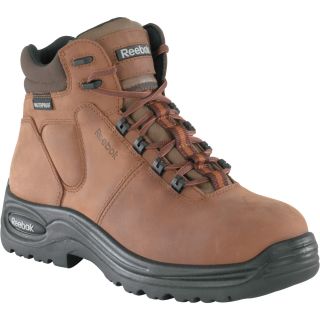 Reebok Trainex 6in. Waterproof Composite Toe Boot — Dark Brown, Model# RB6766  6in. Work Boots
