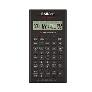 Texas Instruments TI BA II Plus Professional Financial Calculator